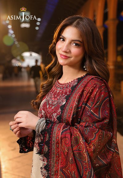 3PC LAWN PRINTED SHIRT WITH VOILE PRINTED DUAPTTA-4007