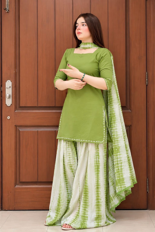 Sapphire 3 Pc Lawn Green