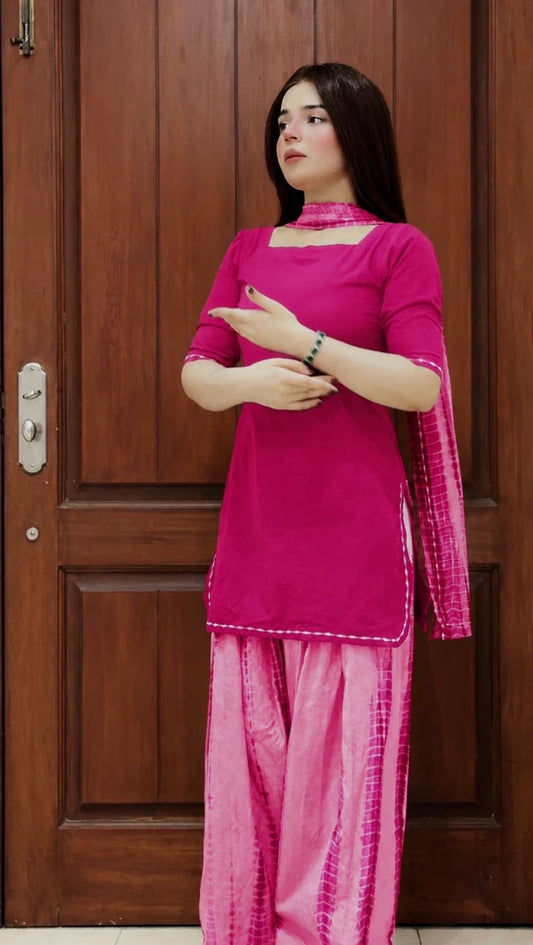 Sapphire 3 Pc Lawn Pink