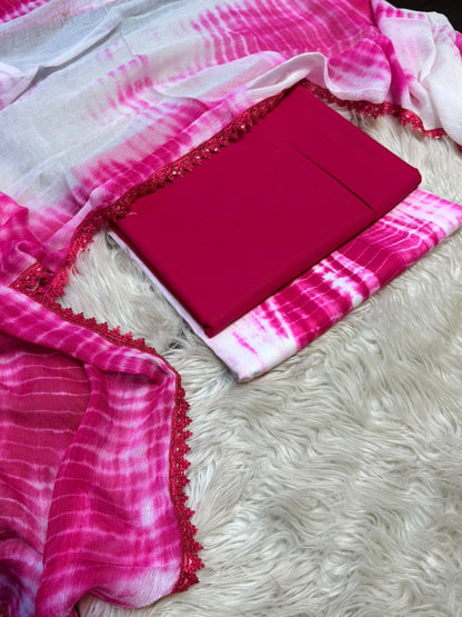 Sapphire 3 Pc Lawn Pink