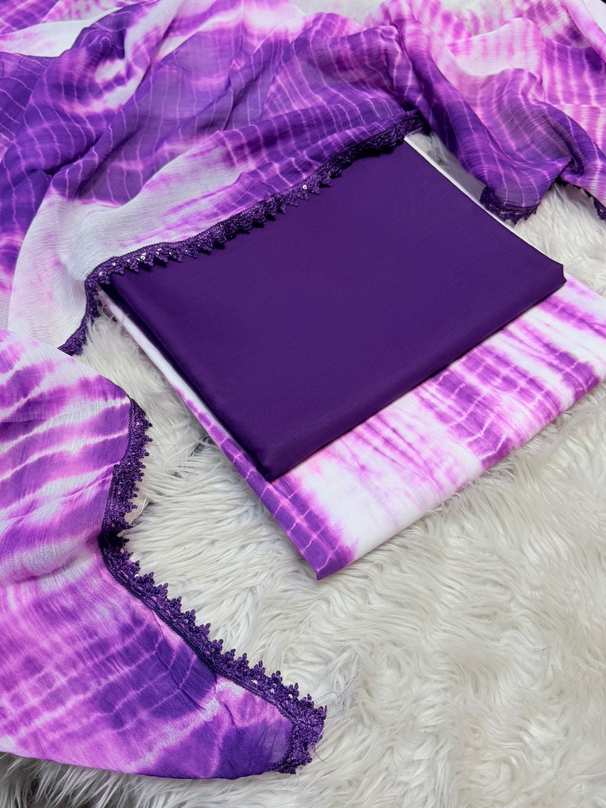 Sapphire 3 Pc Lawn Parpol