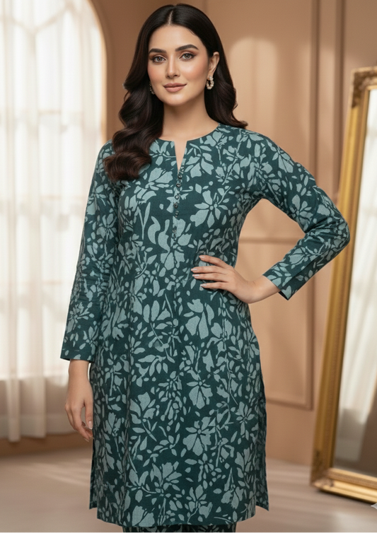 2 Pc Digital Print Dhanak(25 023)