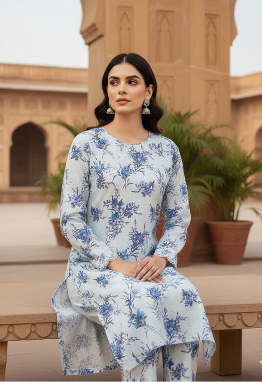 2 PC Khaddar (25 018)