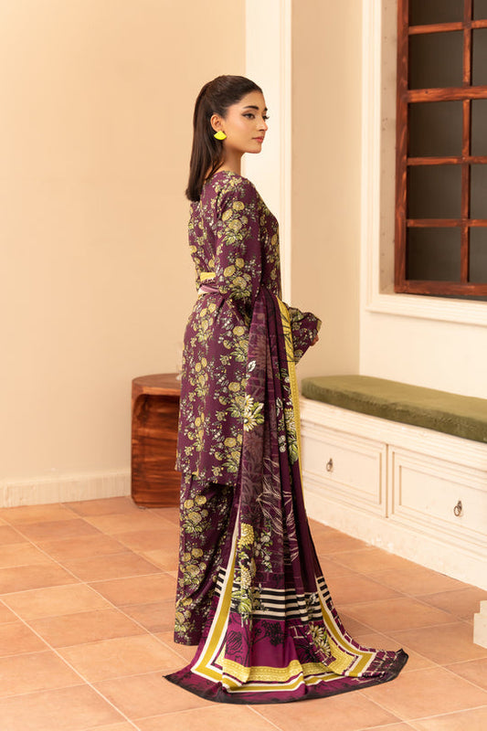 3 Pc Linen Digital Print (103)