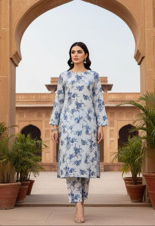 2 PC Khaddar (25 018)